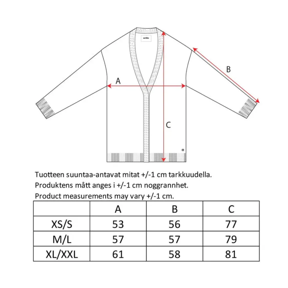 naisten neuletakki, ELLIS NEYLETAKKI PÄSSI>Aarikka