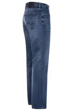 Miesten Farkut, PIPE SUPERSTRECH NOS DUAL FX DENIM Indigo>Alberto Hot