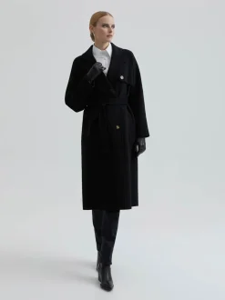 Naisten Villakangastakki, LEVIA COAT 100% WOOL><noscript><img width=