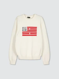 miesten neulepaita, FLAG SWEATER>Billebeino Online