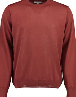 Black Blue Miesten Neulepusero, MERINO O-NECK>Black and Blue New