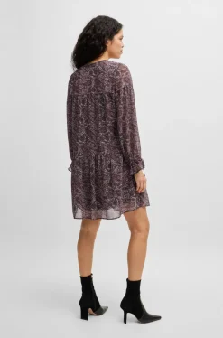 naisten mekko, DIVENO DRESS>BOSS Orange Sale