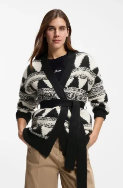 naisten neuletakki Fregolano Cardigan,>BOSS Orange Discount