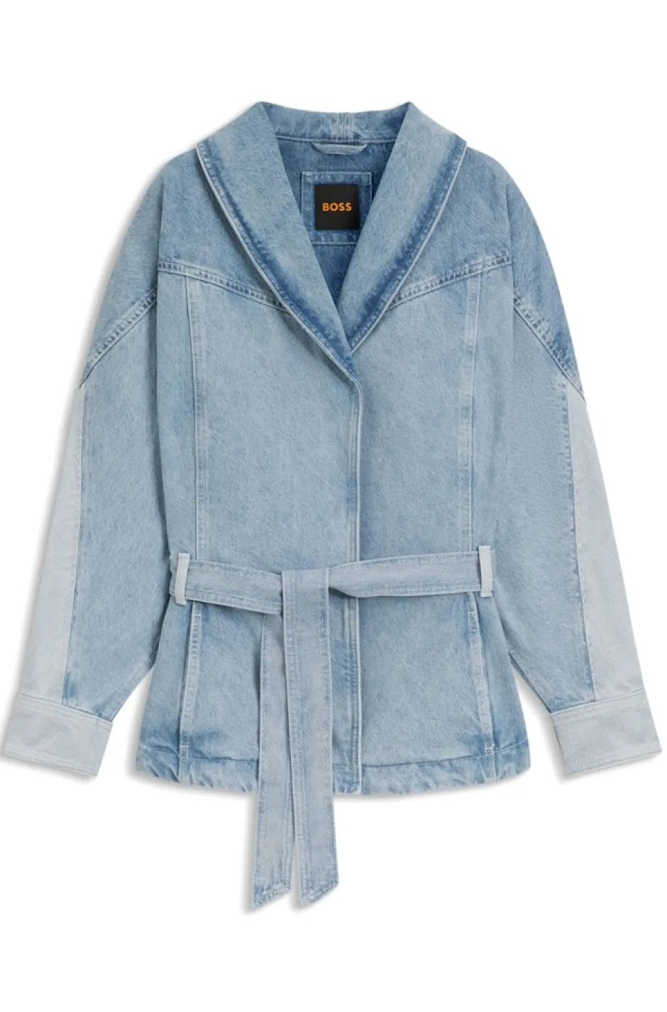 naisten takki, DNM JACKET PANELED Indigo>BOSS Orange Online