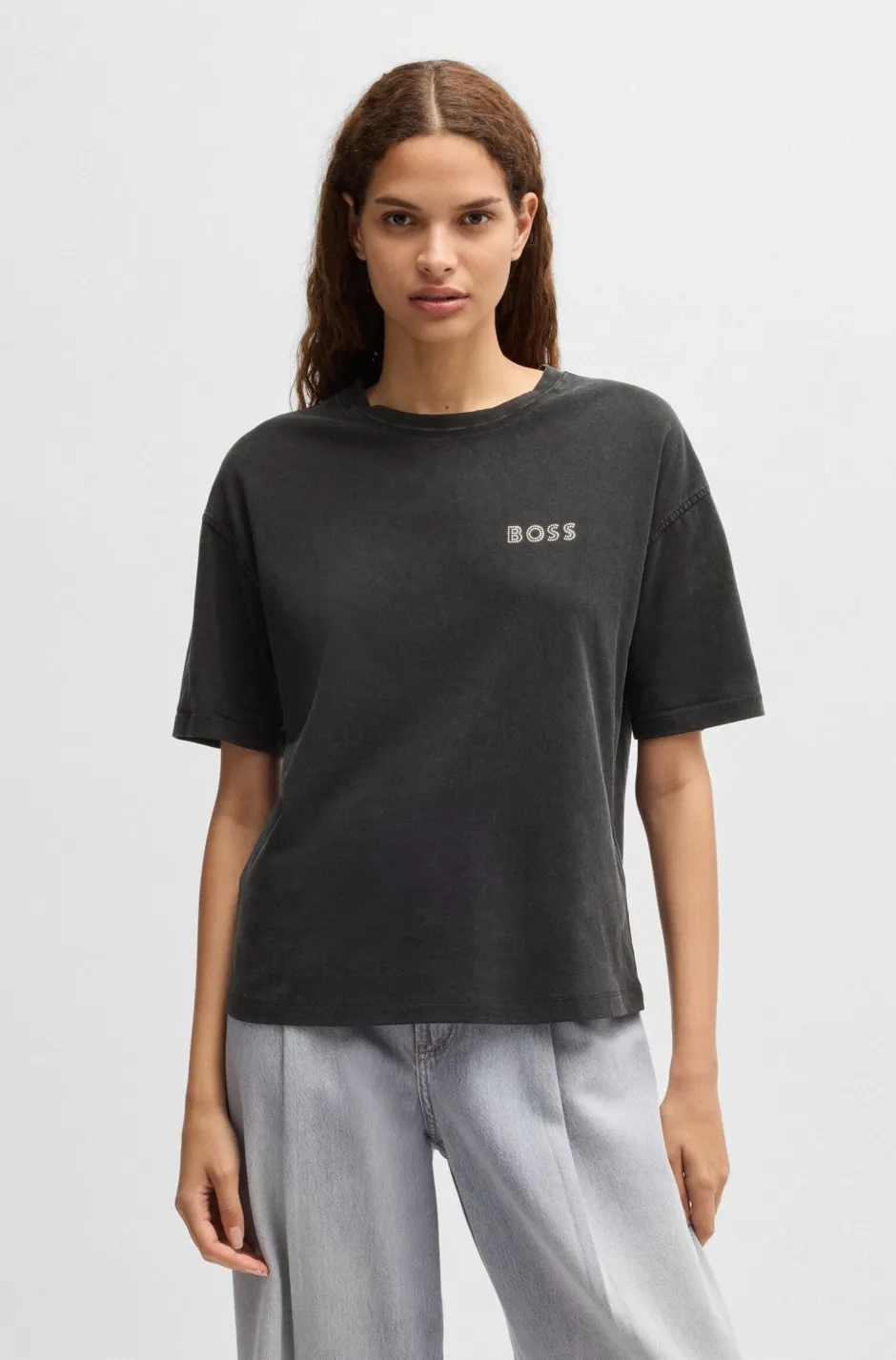 naisten t-paita, EVI T-SHIRT>BOSS Orange