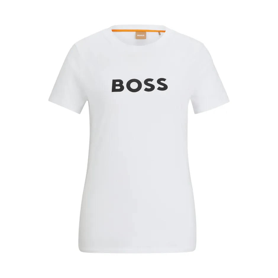 naisten t-paita, ELOGO T-SHIRT>BOSS Orange