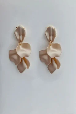 korvakorut, LEAF EARRING PEARL>Bow 19