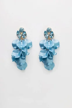 korvakorut, LEAF STONE EARRINGS>Bow 19 New