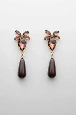 korvakorut STONE DROP EARRINGS,>Bow 19