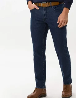 Miesten Farkut, CADIZ NOS REGULAR FIT ORGANIC COTTON Sininen, Indigo>Brax Online