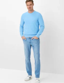 miesten farkut Chuck HI Flex Extreme Light Blue Denim,>Brax Outlet