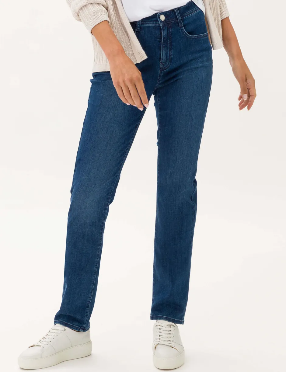 naisten farkut, CAROLA Sininen, Indigo>Brax Online