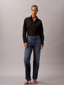 Logo Perfect Button Down Shirt,><noscript><img width=