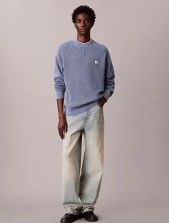 miesten neulepusero LS EZ Cotton Waffle Crwnk Swtr 9,><noscript><img width=