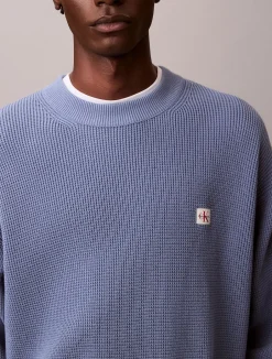 miesten neulepusero LS EZ Cotton Waffle Crwnk Swtr 9,><noscript><img width=