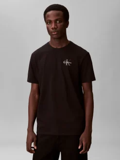 miesten t-paita SS 30S Jersey Classic Micro Mono,>Calvin Klein Jeans Online