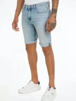 miesten shortsit, SLIM SHORTS Sininen, Indigo>Calvin Klein Jeans Discount