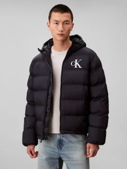 miesten Puffertakki, LS NYLON MONOGRAM PUFFER JACKET>Calvin Klein Jeans Online