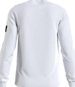 Miesten Paita, MONOLOGO BADGE WAFFLE LS TEE>Calvin Klein Jeans