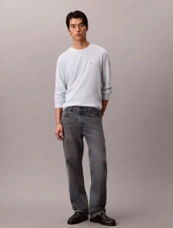 miesten pitkähihainen paita LS Waffle Badge Crenwnk Tee,><noscript><img width=