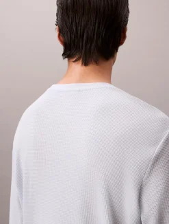 miesten pitkähihainen paita LS Waffle Badge Crenwnk Tee,><noscript><img width=