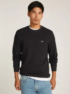 Miesten Paita, WOVEN TAP WAFFLE LS TEE>Calvin Klein Jeans Hot