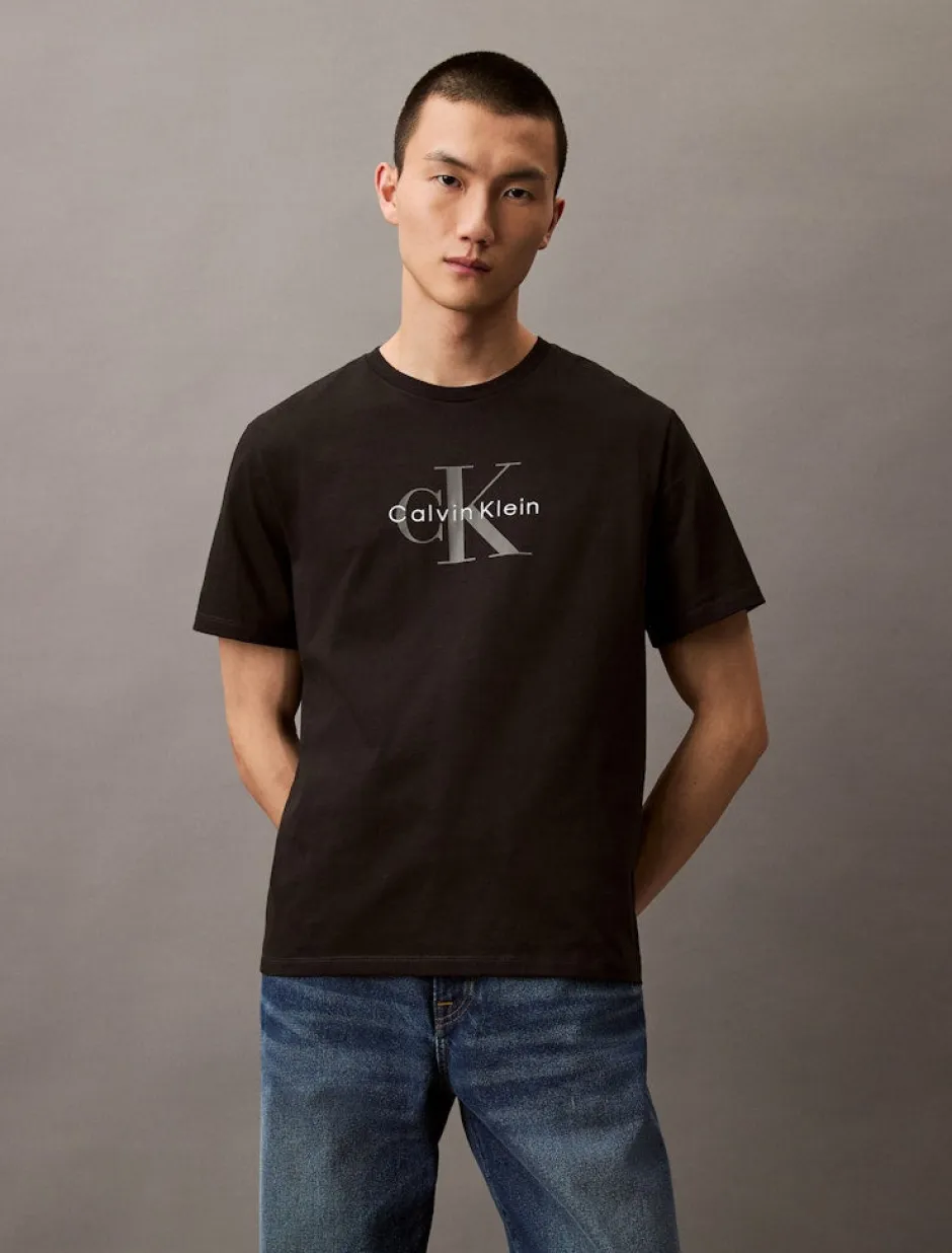 miesten t-paita, SS HERO MONOLOGO TE>Calvin Klein Jeans Best