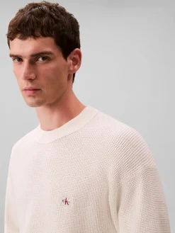 miesten neulepusero LS EZ Cotton Waffle Crwnk Swtr 9,><noscript><img width=