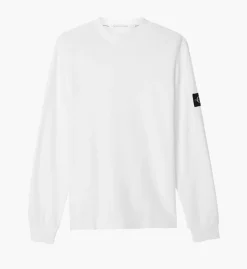 Miesten Paita Monogram Badge Waffle LS Tee>Calvin Klein Jeans Online