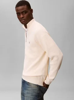 miesten collegepaita ELS EZ Cotton Waffle Quarter Zip,><noscript><img width=