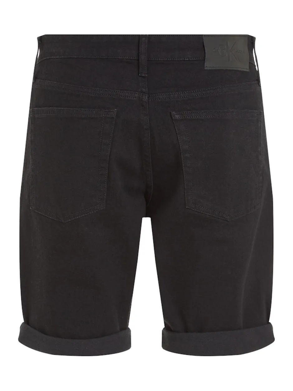 miesten shortsit, SLIM SHORT 1A4 BLACK>Calvin Klein Jeans Sale