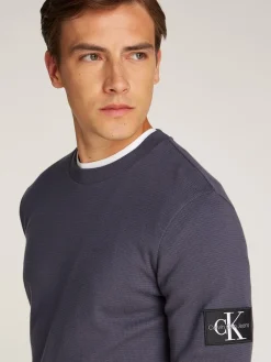 Miesten Paita, MONOLOGO BADGE WAFFLE LS TEE><noscript><img width=