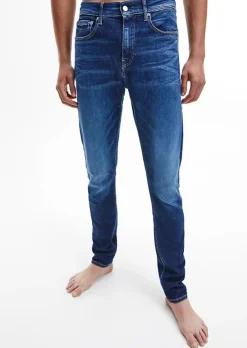Miesten Farkut, Slim Tapered 1BJ NOS Indigo>Calvin Klein Jeans