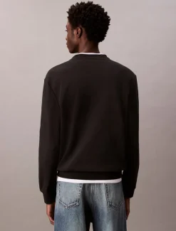 miesten collegepaita, LS EU 350TERRY BADGE CN SWEATSHIRT><noscript><img width=