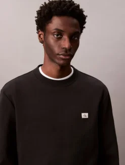 miesten collegepaita, LS EU 350TERRY BADGE CN SWEATSHIRT><noscript><img width=