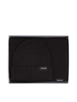 Miesten Kaulaliina & Pipo GS CLASSIC COTTON SCARF AND BEANIE,>Calvin Klein Jeans Best