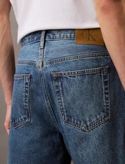 miesten shortsit, 90S MID BLUE STONE SHORT Indigo><noscript><img width=