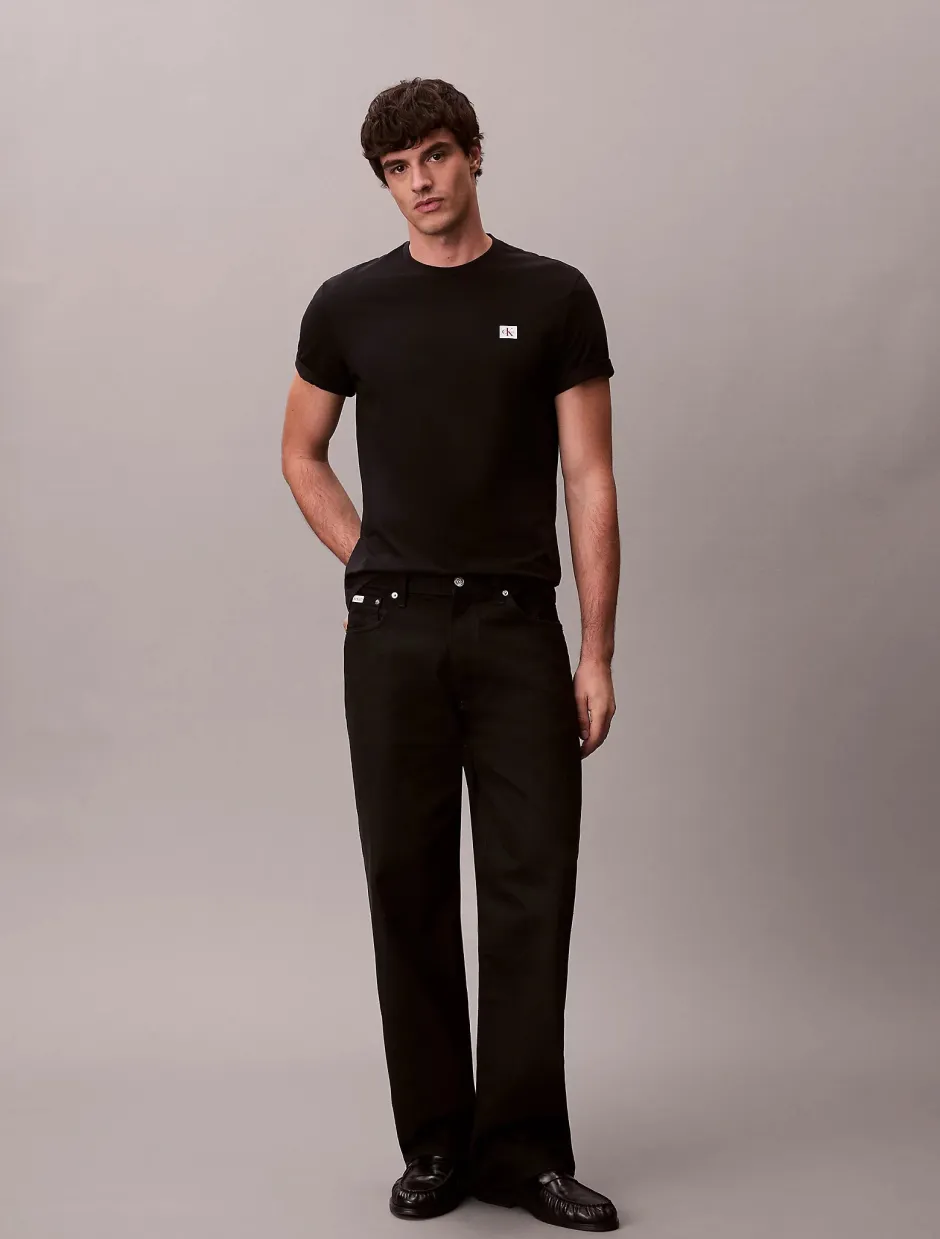 miesten t-paita K SS Badge Tee,>Calvin Klein Jeans