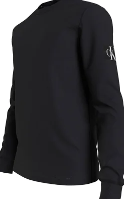 Miesten Paita, MONOLOGO BADGE WAFFLE LS TEE><noscript><img width=