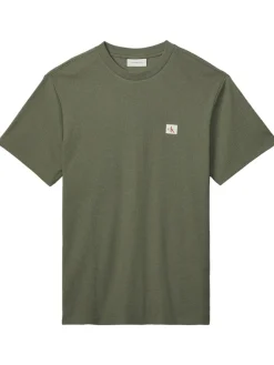 miesten t-paita SS Waffle Badge Crewnk Tee,>Calvin Klein Jeans Sale