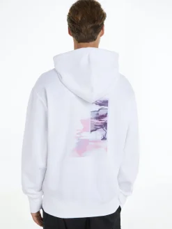 Miesten Huppari, DIFFUSED GRAPHIC HOODIE>Calvin Klein Jeans Clearance
