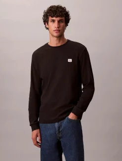 miesten college, LS WAFFLE LS TEE>Calvin Klein Jeans Clearance