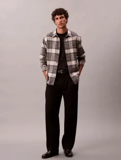 miesten kauluspaidat LS BRUSHED PLAID EASY SHIRT,><noscript><img width=