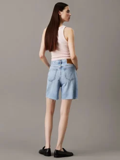 naisten toppi, WOVEN LABEL RIB TANK TOP>Calvin Klein Jeans New