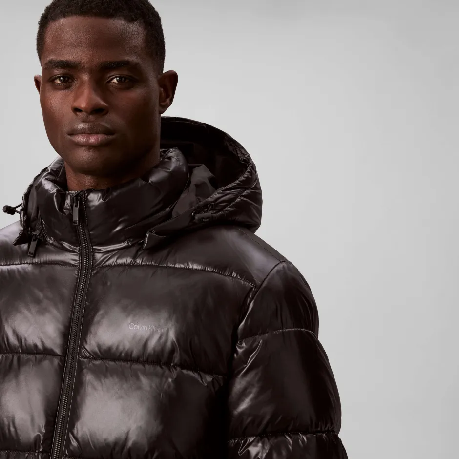 LS Glossy Channeled Puffer JKT,>Calvin Klein Menswear Hot