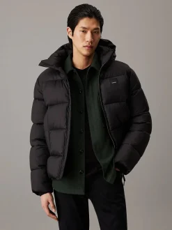 Miesten Takki, HOODED QUILT PUFFER>Calvin Klein Menswear