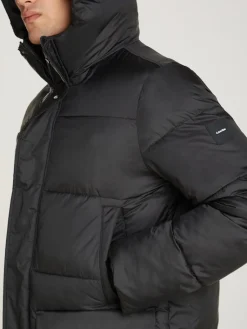 Miesten Toppatakki, LONG HOODED QUILT PUFFER>Calvin Klein Menswear Discount