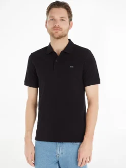 Miesten Pikeepaita, STRECH PIQUE SLIM BUTTON POLO>Calvin Klein Menswear Hot