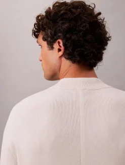 miesten neulepusero LS CK TECH KNIT QZ SWEATER 14GG,><noscript><img width=