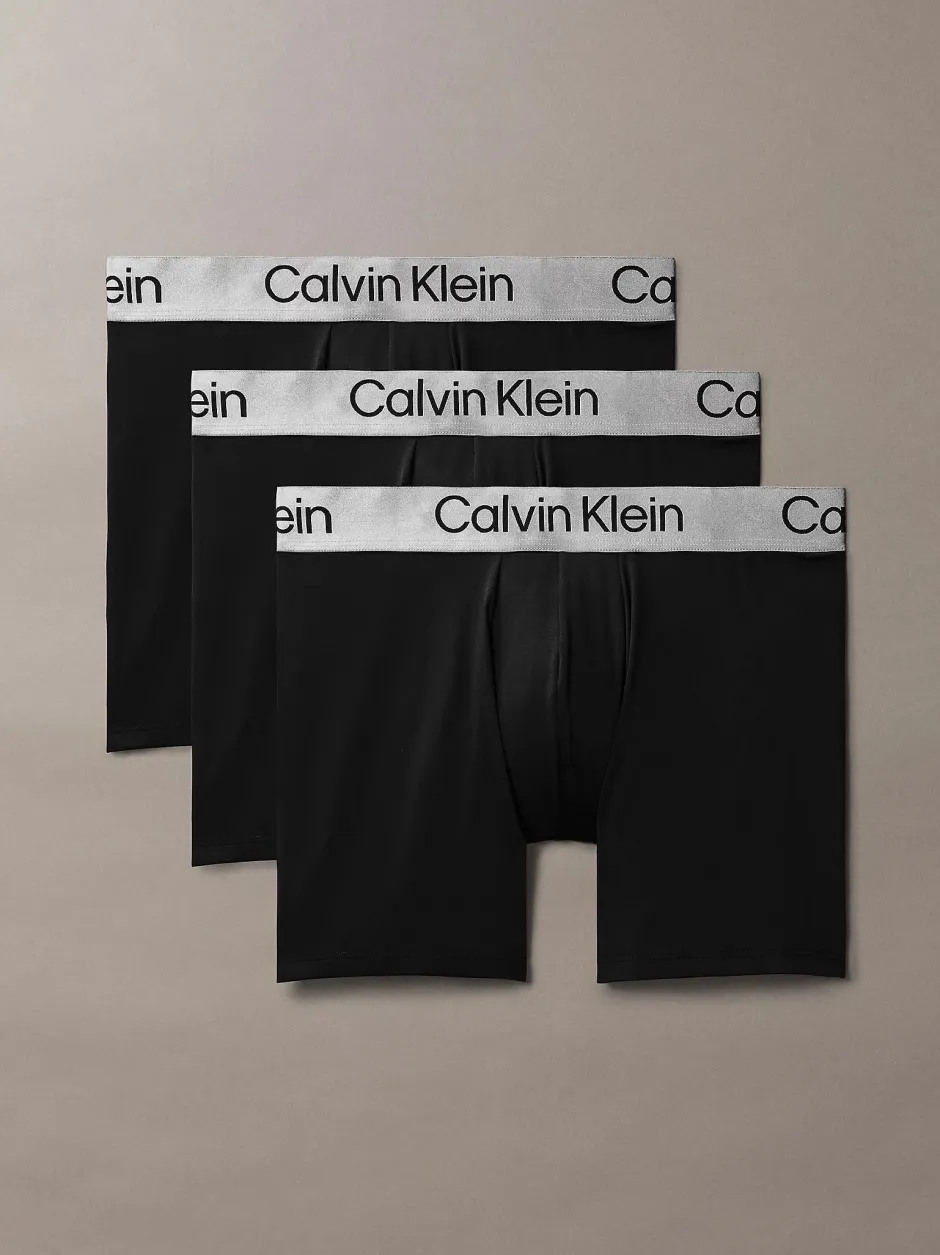 miesten bokserit 3-pack Brief Silver,>Calvin Klein Outlet
